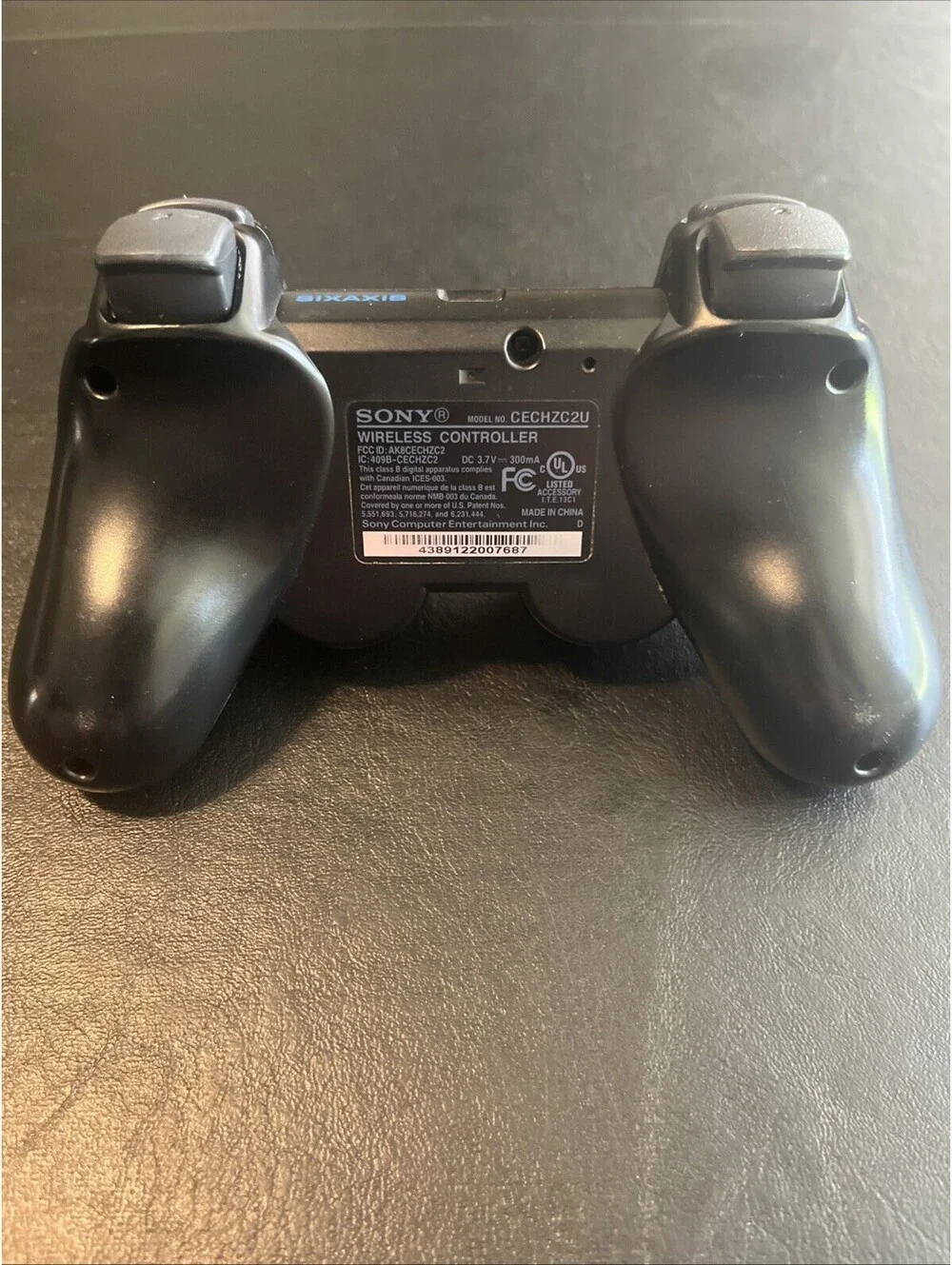 Sony Playstation 3 (PS3) Sixaxis DualShock 3 Controller Black Genuine OEM